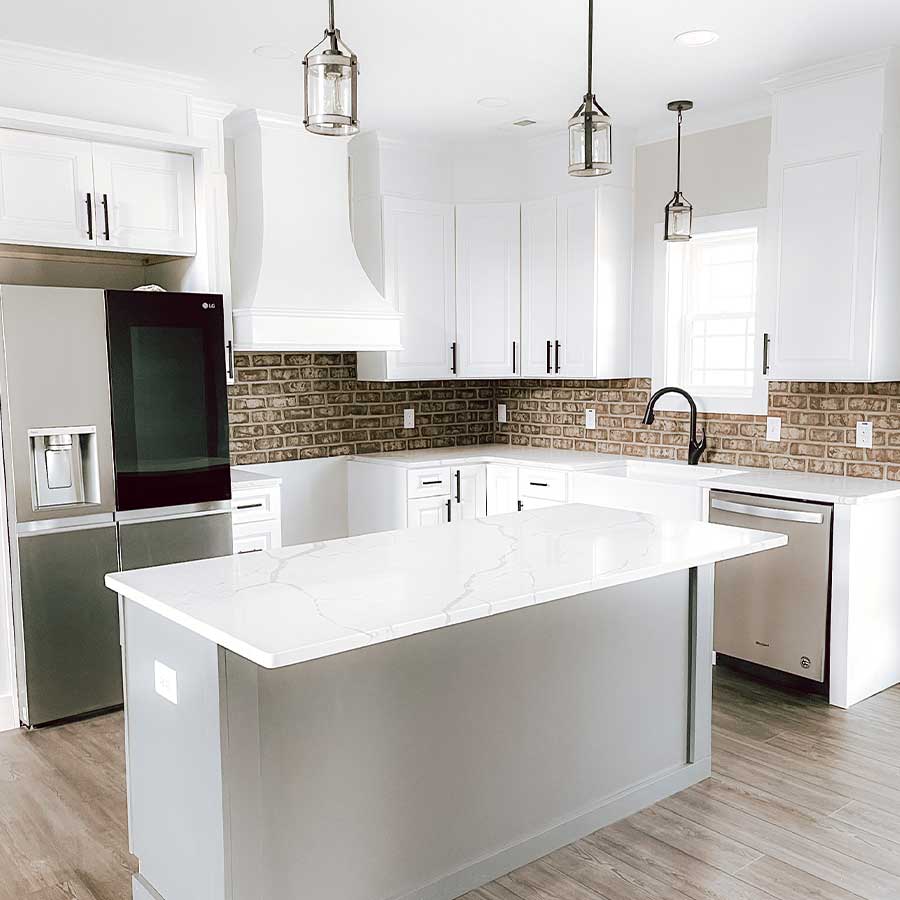 Beautiful kitchen designed and built by Dylan Bauguess Construction